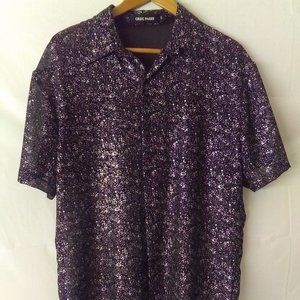 MENS SHORT SLEEVE BUTTON DOWN SHIRT